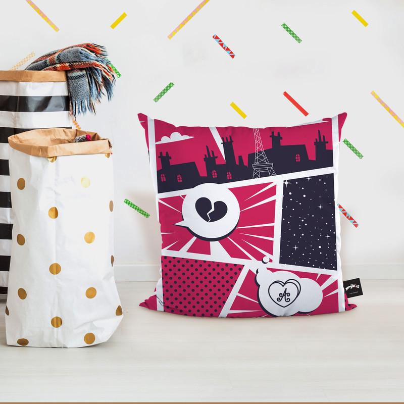The City Of Heartbreak Throw Pillow By Miraculous
