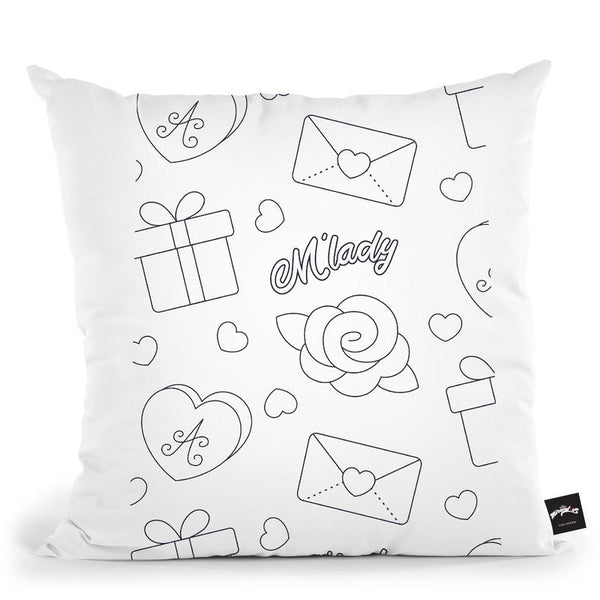 M'Lady Throw Pillow By Miraculous