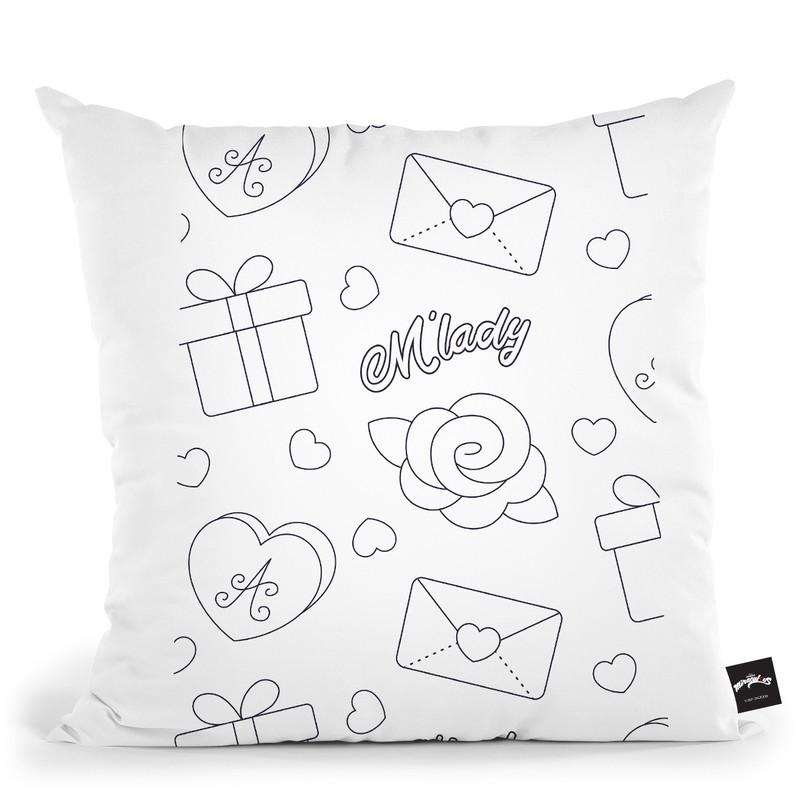 M'Lady Throw Pillow By Miraculous