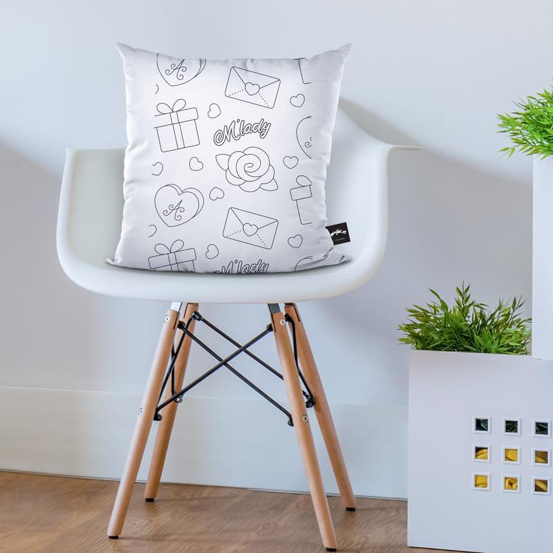 M'Lady Throw Pillow By Miraculous