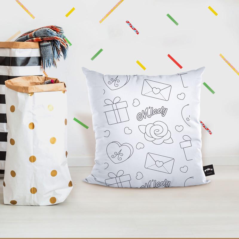 M'Lady Throw Pillow By Miraculous