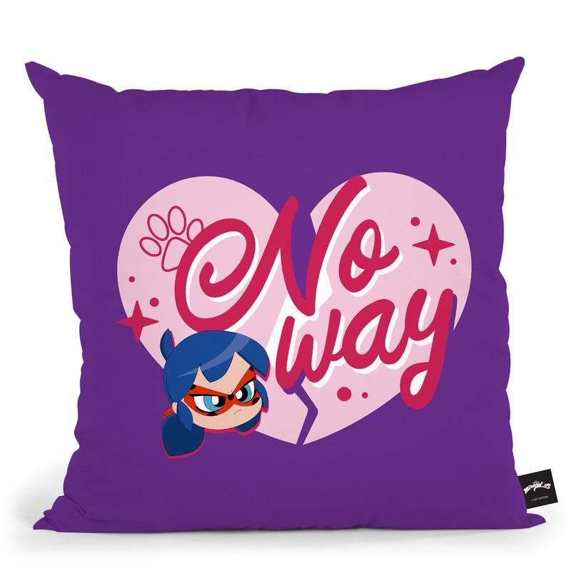 Ladybug No Way Throw Pillow By Miraculous
