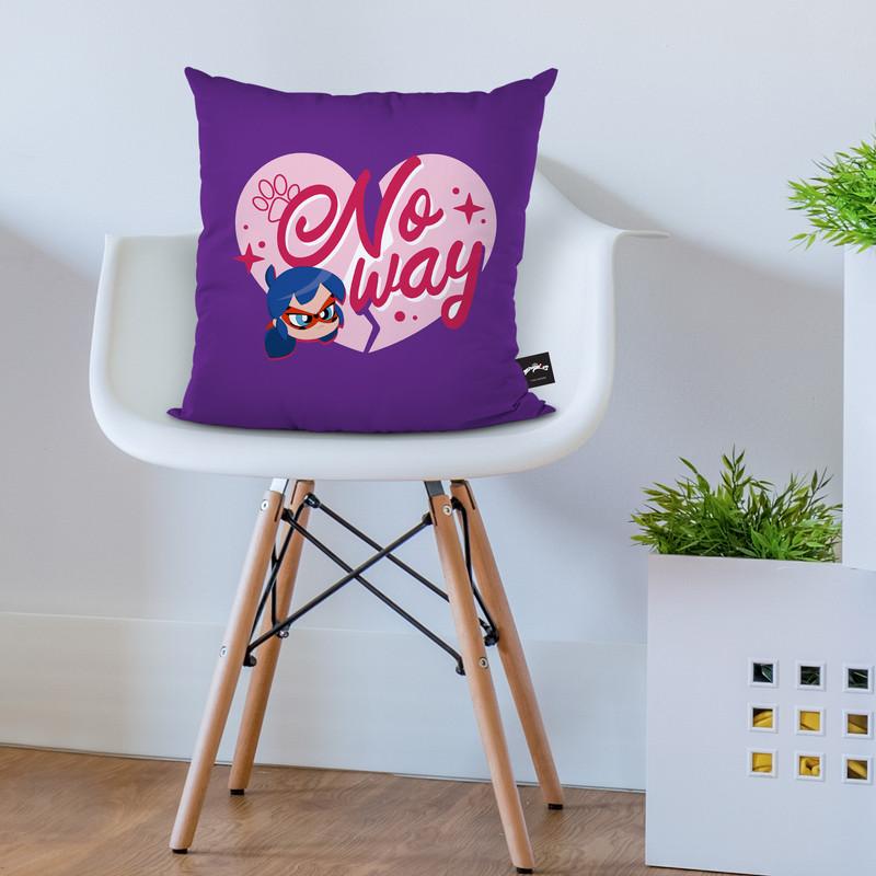Ladybug No Way Throw Pillow By Miraculous
