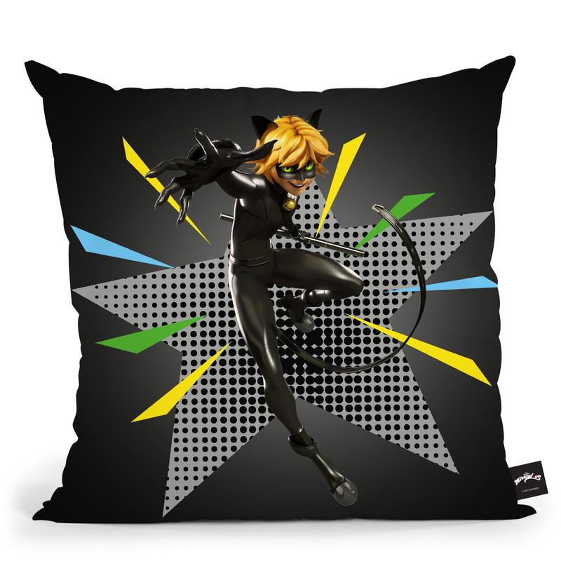 Cat Noir Throw Pillow By Miraculous