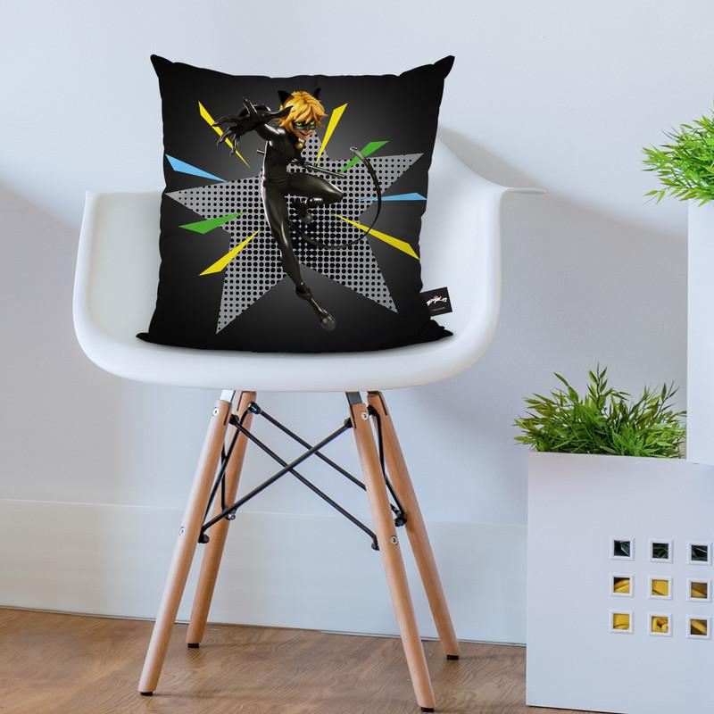 Cat Noir Throw Pillow By Miraculous