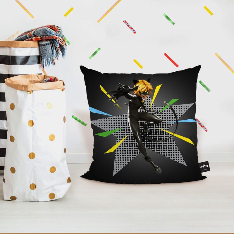 Cat Noir Throw Pillow By Miraculous