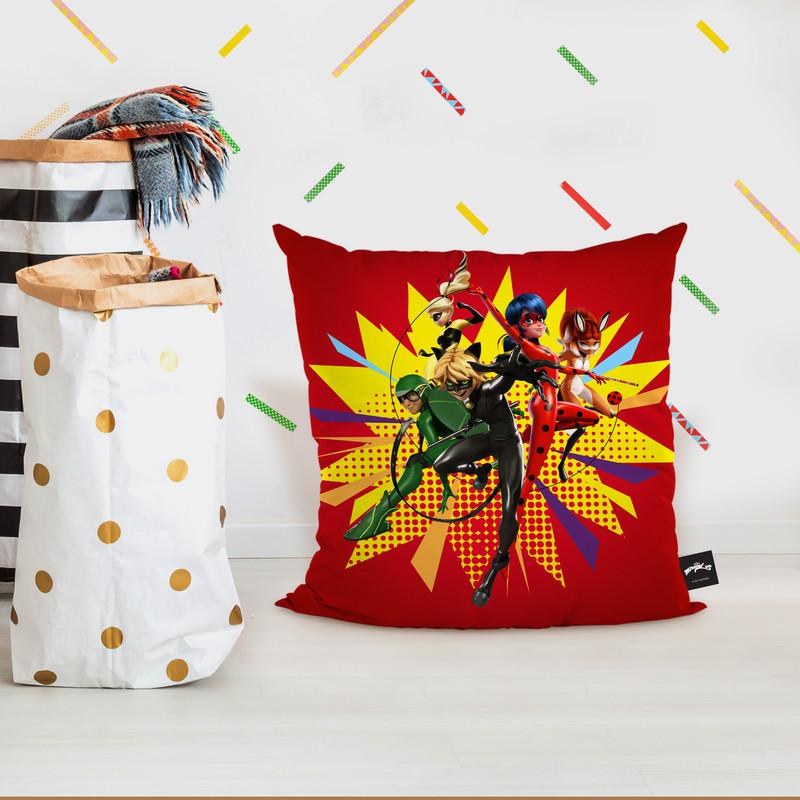 Miraculous Team Throw Pillow By Miraculous