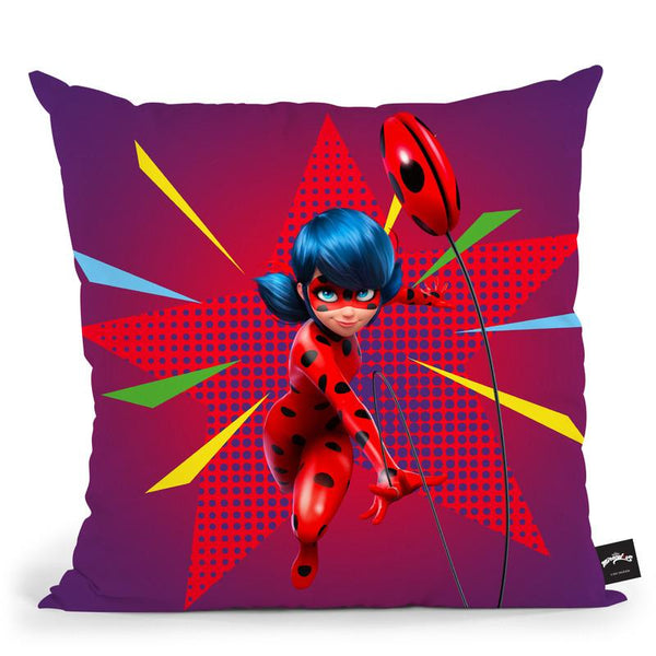 Ladybug Yoyo Throw Pillow By Miraculous