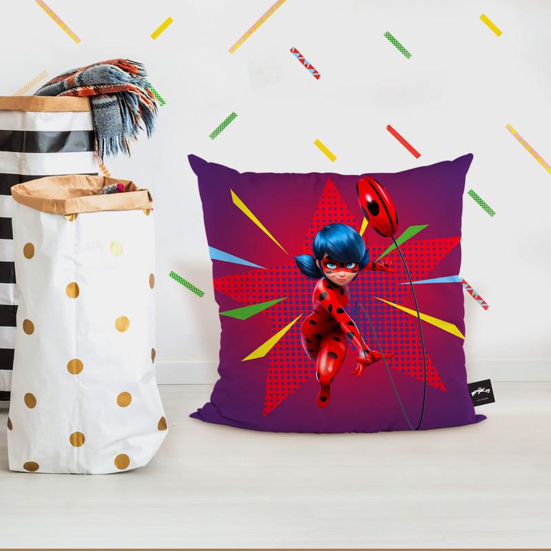 Ladybug Yoyo Throw Pillow By Miraculous
