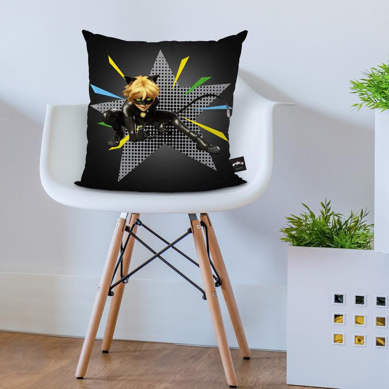Cat Noir Pose Throw Pillow By Miraculous