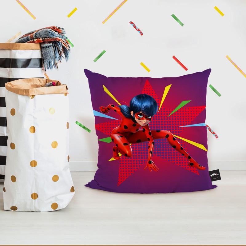 Ladybug Pose Throw Pillow By Miraculous