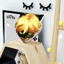 Cat Noir Head Throw Pillow By Miraculous