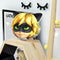 Cat Noir Head Throw Pillow By Miraculous