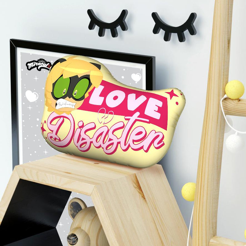 Cat Noir Love Disaster Throw Pillow By Miraculous