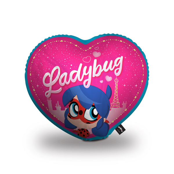 Ladybug Heart Throw Pillow By Miraculous