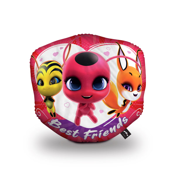 Best Friends Tikki Trixx Pollen I Throw Pillow By Miraculous
