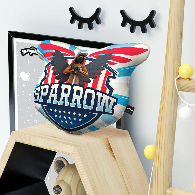Sparrow Throw Pillow By Miraculous