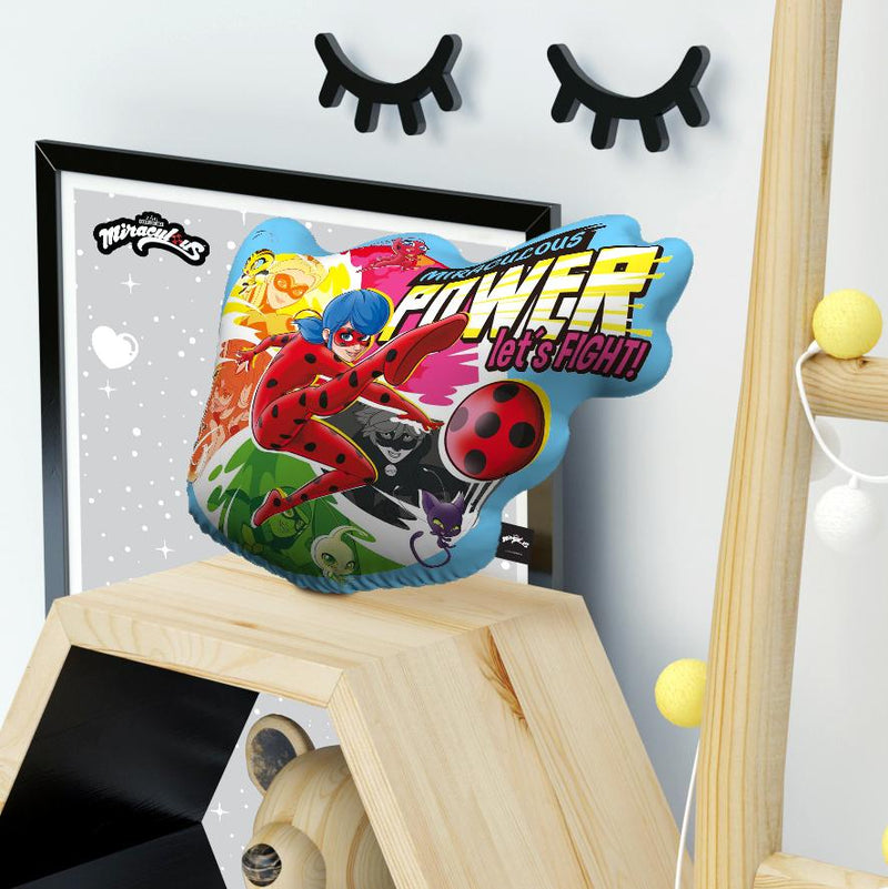 Miraculous Power Let'S Fight Throw Pillow By Miraculous