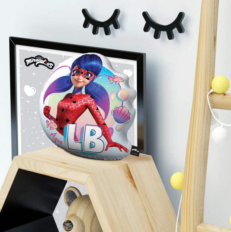 Aqua Ladybug Throw Pillow By Miraculous