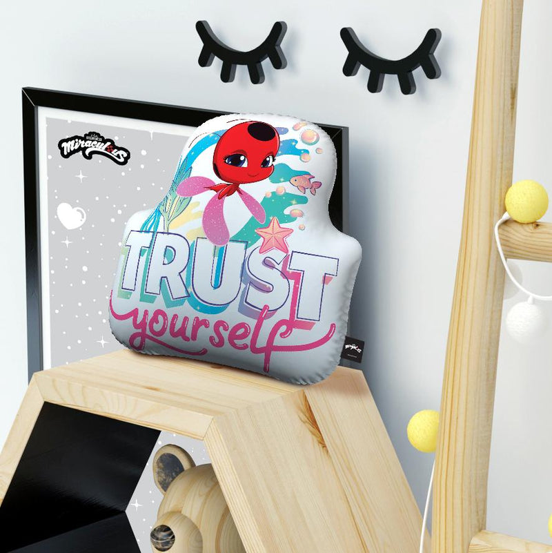 Trust Yourself Tikki Throw Pillow By Miraculous