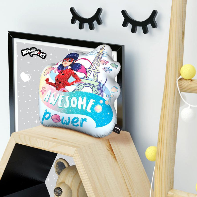 Awesome Power Throw Pillow By Miraculous