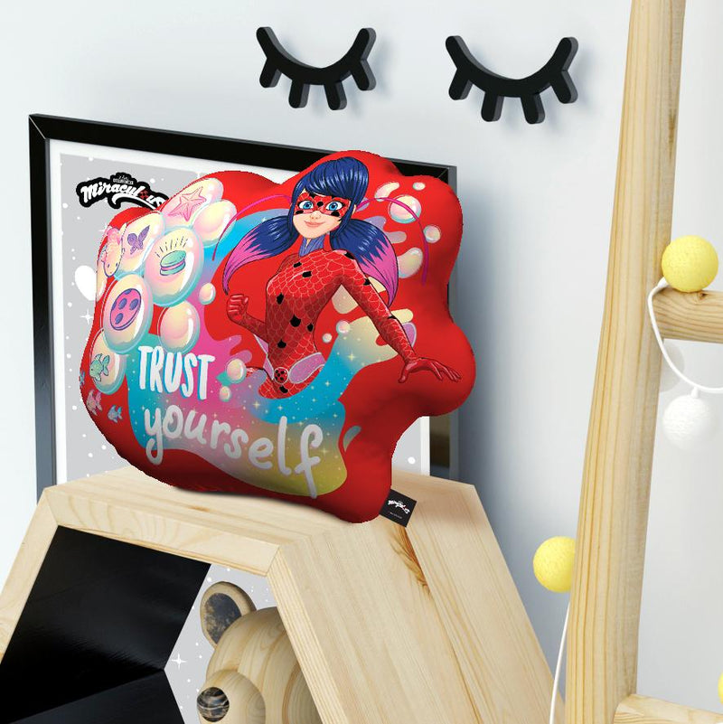 Trust Yourself Ladybug Red Throw Pillow By Miraculous