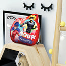Aqua Power Ladybug Cat Noir Red Throw Pillow By Miraculous