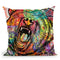 Grizzly Throw Pillow By Dean Russo