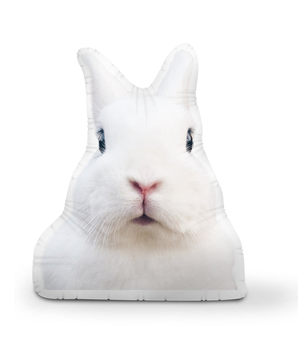 Very Fat Rabbit Mel Throw Pillow