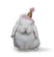 Very Fat Rabbit Party Hat Throw Pillow