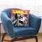 Smiling Goofy Art Throw Pillow by Stevie Chow