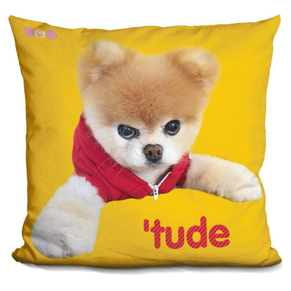 Boo Tude Throw Pillow