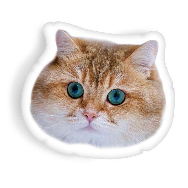 Hosico Ocean Blue Eyedaped Throw Pillow