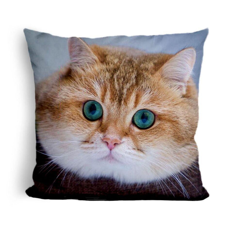 Hosico Ocean Blue Eyeduare Throw Pillow
